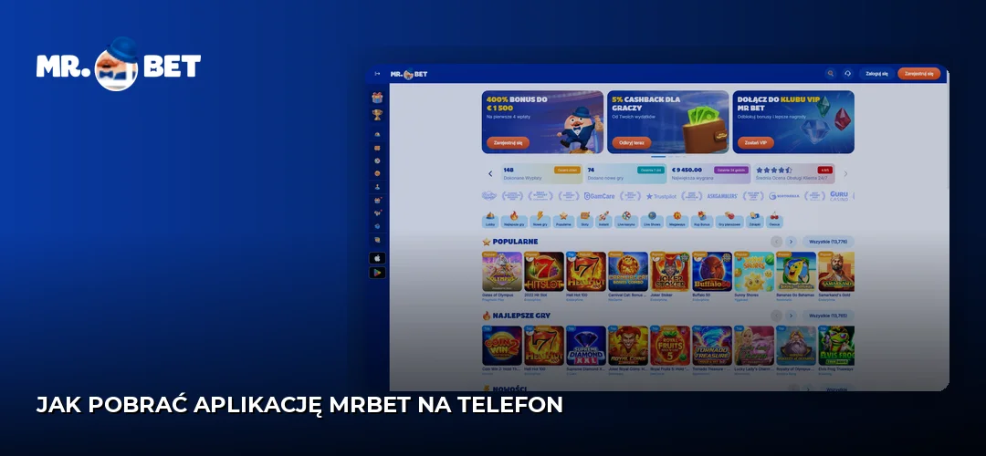 Jak pobrać aplikację MrBet na telefon
