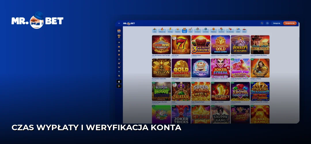 Czas wypłaty i weryfikacja konta