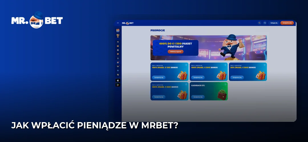 MrBet promotional banner