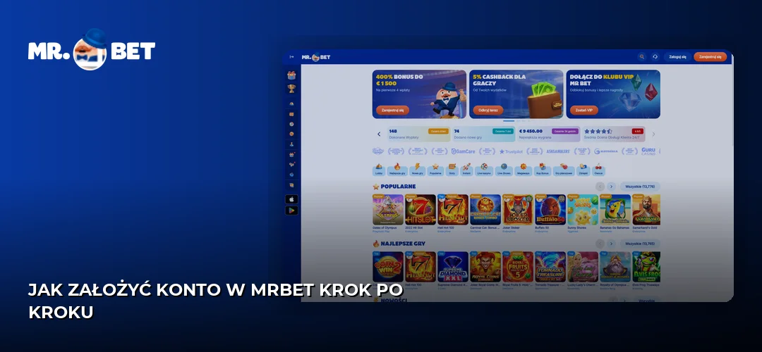 Jak założyć konto w MrBet krok po kroku
