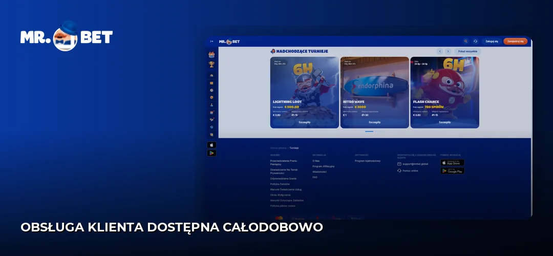 Obsługa klienta dostępna całodobowo