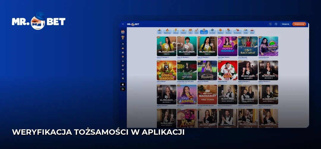 Weryfikacja tożsamości w aplikacji