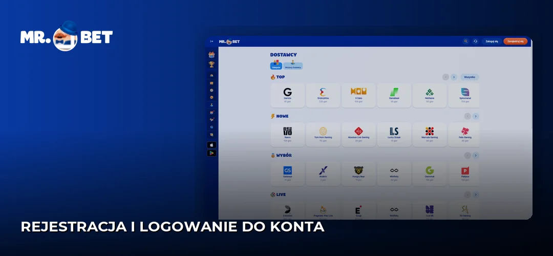 Rejestracja i logowanie do konta